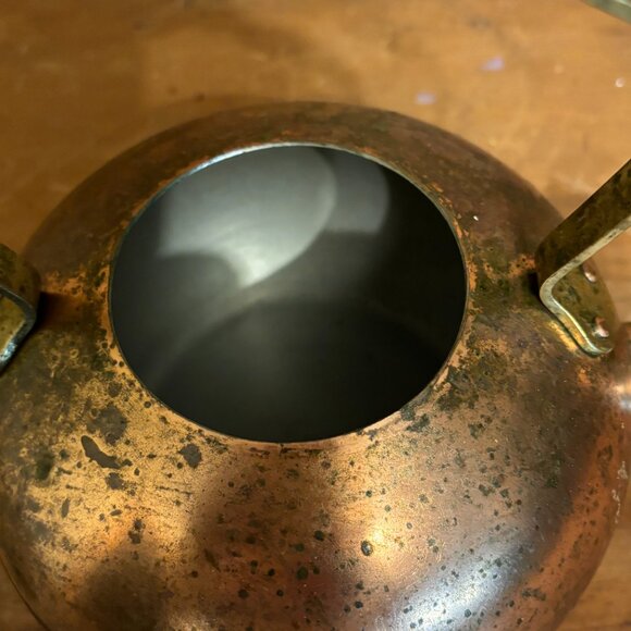 Rustic Copper Teapot - Picture 3 of 4